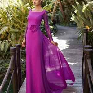 Gorgeous Rosa Clara Purple Gown - New with Tags